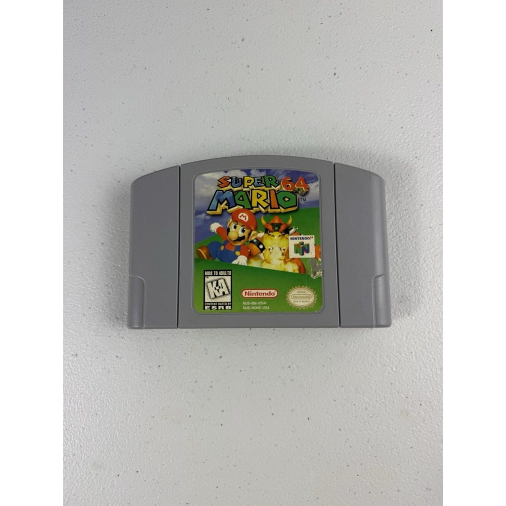 Super Mario 64 (N64 Nintendo 64, 1996) Authentic Tested & Working Cartridge Only